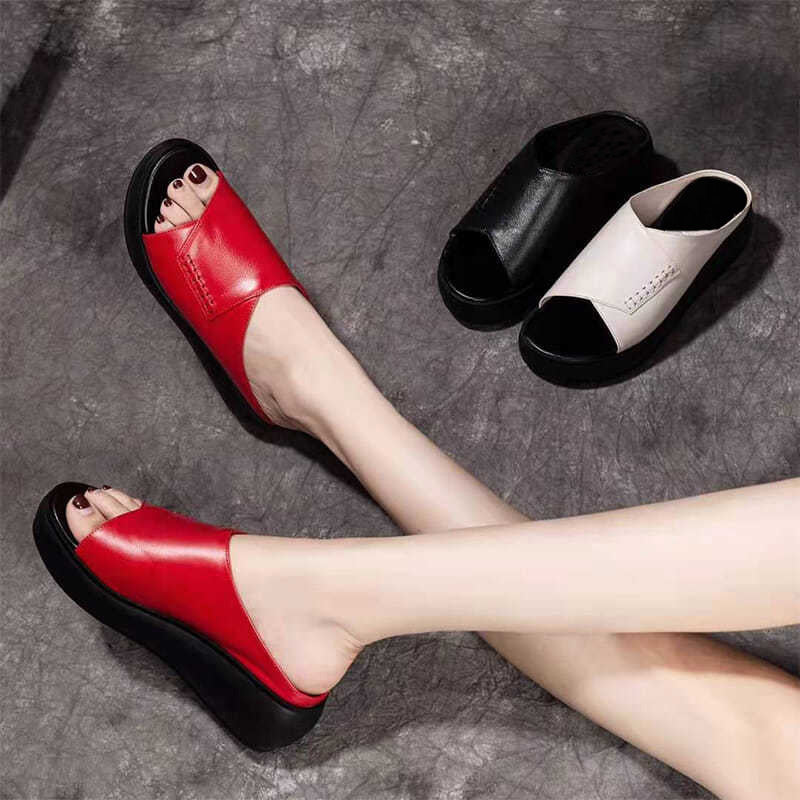 leather sandals