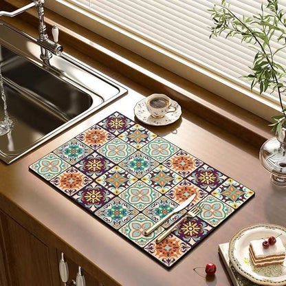 50% off-🌈retro quick-drying drainage matt