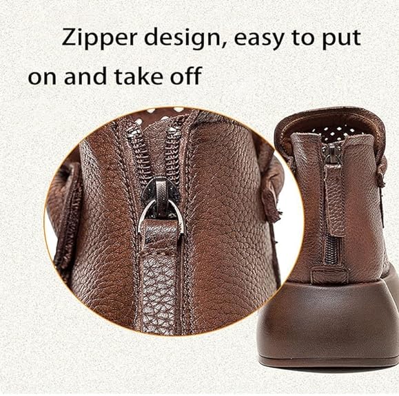 2025 Newest Women's Retro Soft PU Leather Sandalias