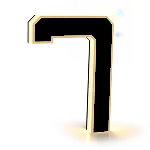 Lighted House Numbers for Outside