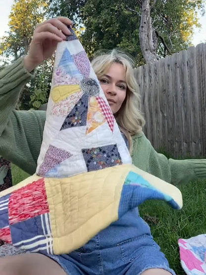 🔥🔥 The Quilted Witch Hat | Handcrafted Folk Art Hat