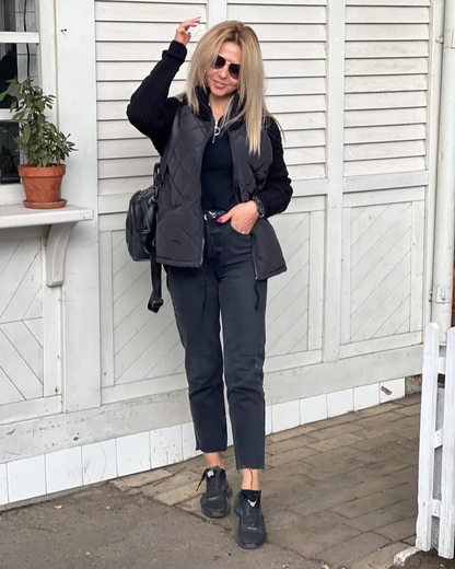 🔥Hot sale-Women's knitted patchwork jacket