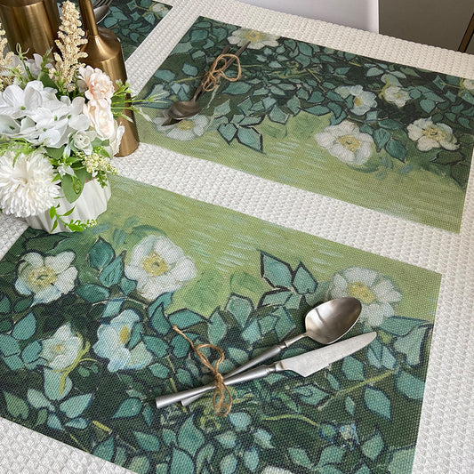 Oil painting placemats
