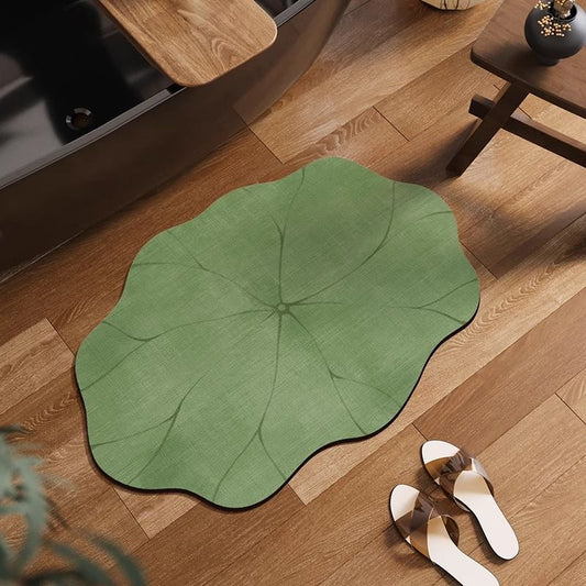 Lotus Leaf Bathroom Mat