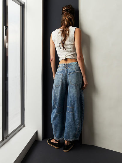 🎁This Week's Special Price $39.99💥Casual And Trendy Mid-Rise Tube Jeans