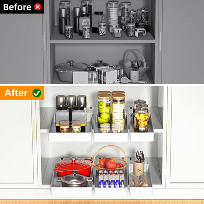 🔥Pull-Out Cabinet Organizer