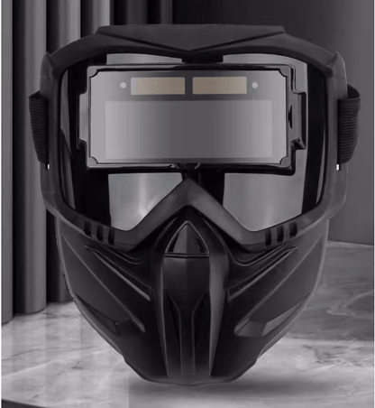 ⚡Auto-darkening welding helmet for eye safety✨