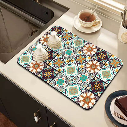 50% off-🌈retro quick-drying drainage matt