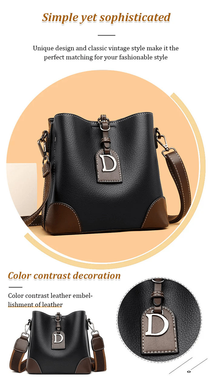 Genuine Leather Niche Women's Shoulder Bag