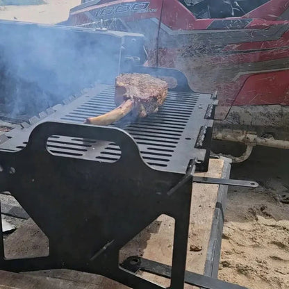 Collapsible BBQ Grill for Easy Storage Steel