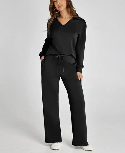 Women's 2 Piece Sets Outfits Casual Long Sleeve Sweatsuits Sets (🔥Same as in the video)