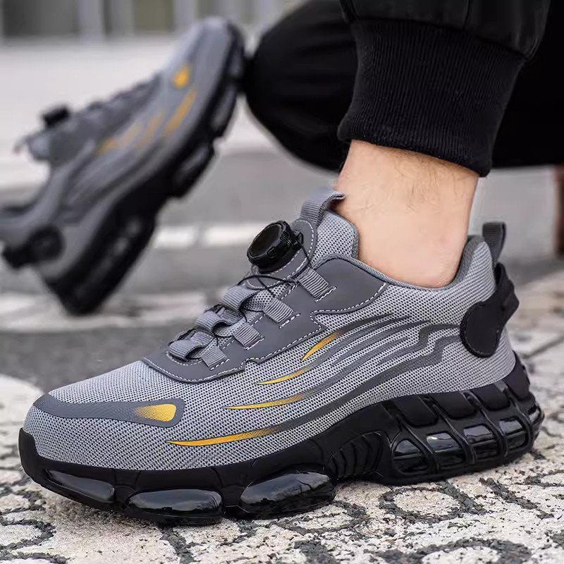 Rotating Button Safety Work Shoes