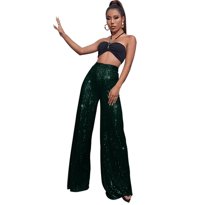 Sequin Stretch Pants