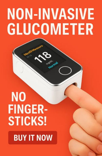 Non-Invasive Blood Glucose Monitor — 5-Second Readout | 99% Accuracy 8-1