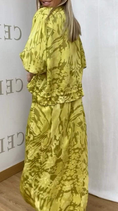 Women's casual two-piece dress