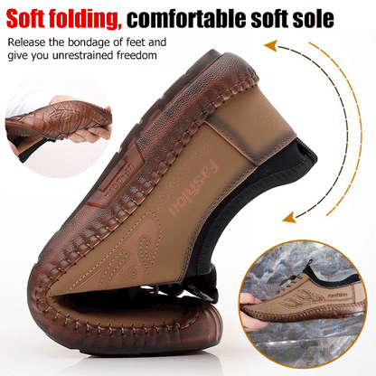 New 2025 fashion casual tendon sole soft sole men's shoes