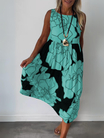 Off The Shoulder Printed Dress
