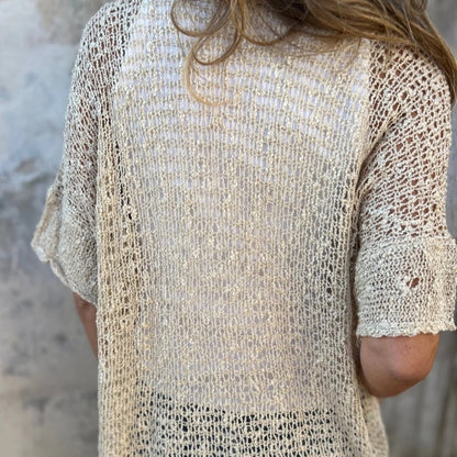 【S-3XL】👚Knitted hollow cardigan
