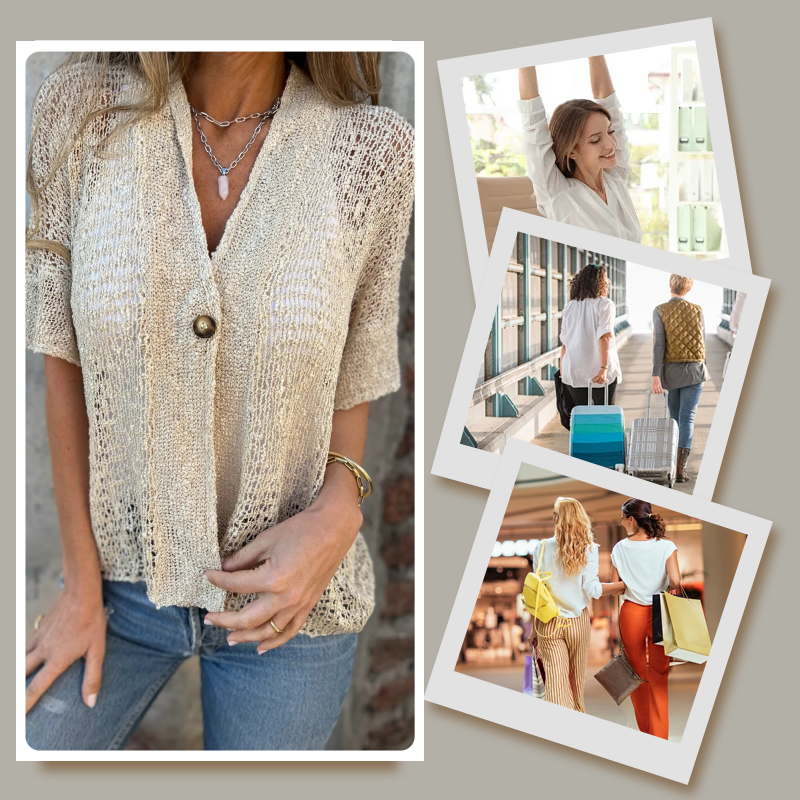 【S-3XL】👚Knitted hollow cardigan