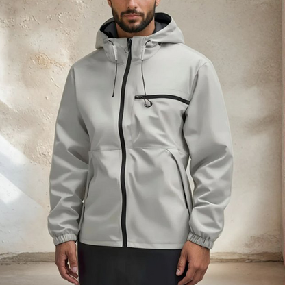 Outdoor Sports Solid Color Jacket For Men
